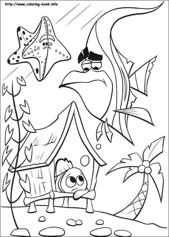 Finding Nemo coloring picture